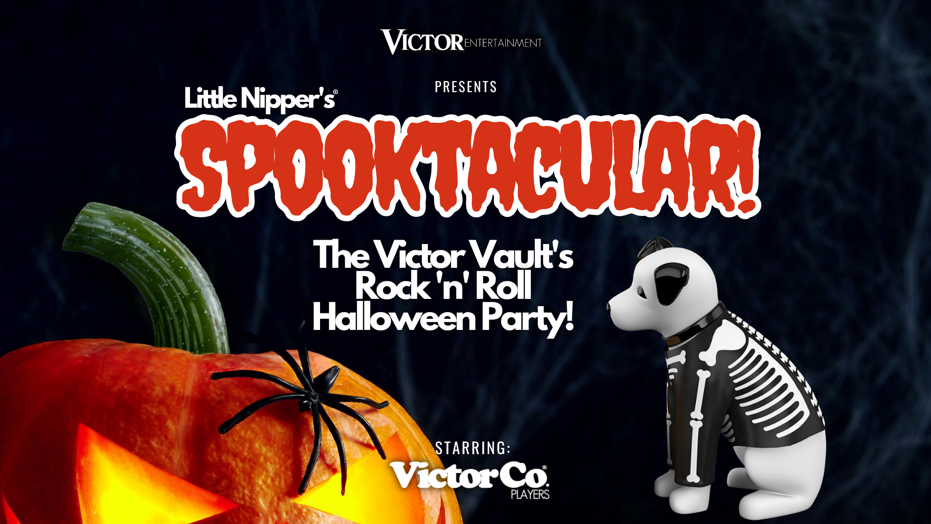 Friday, October 31st, 2025 | Nipper's Spooktacular Rock 'n' Roll Halloween Party!