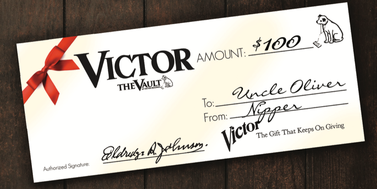 Victor Gift Card Certificate