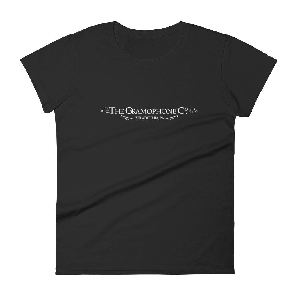'The Gramophone Co. Of Philadelphia' Women's Short Sleeve T-shirt (Victorville® Collection)
