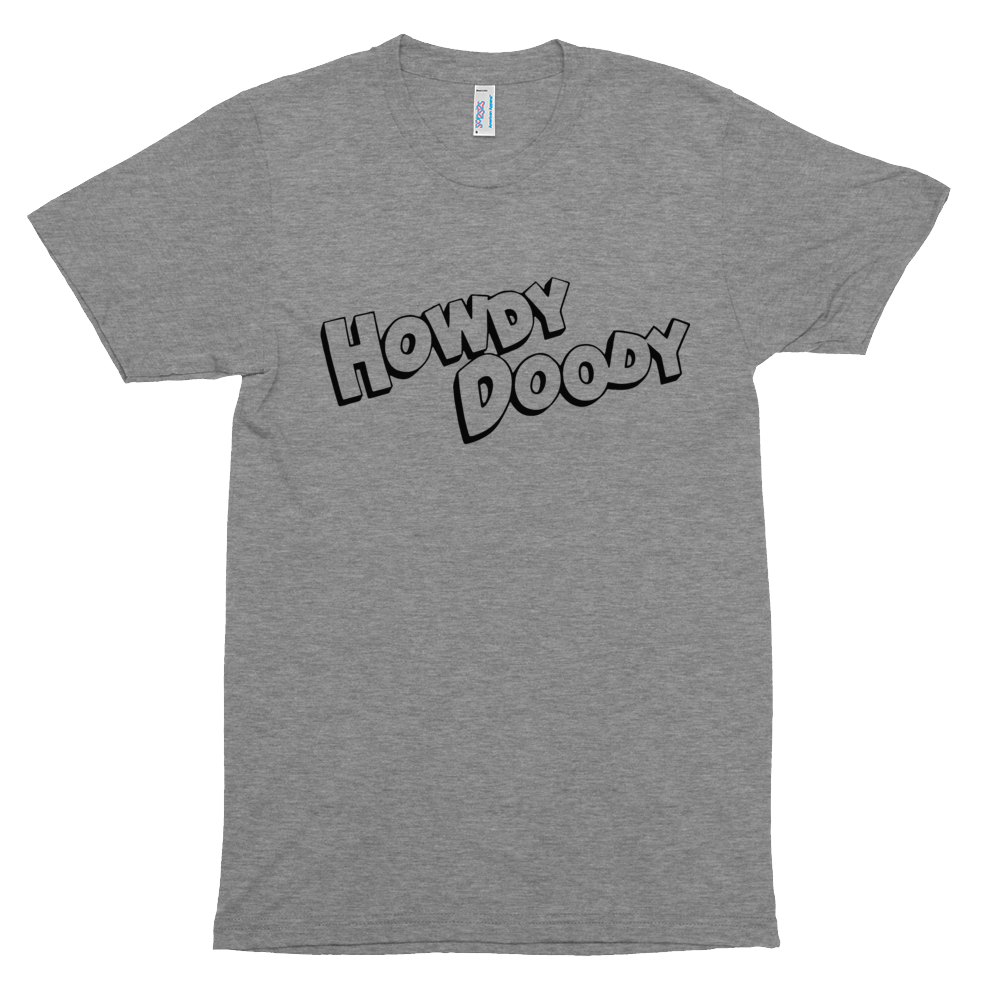 'Howdy Doody®' Vintage Style Unisex Tri-Blend Track Shirt (Victorville® Collection)