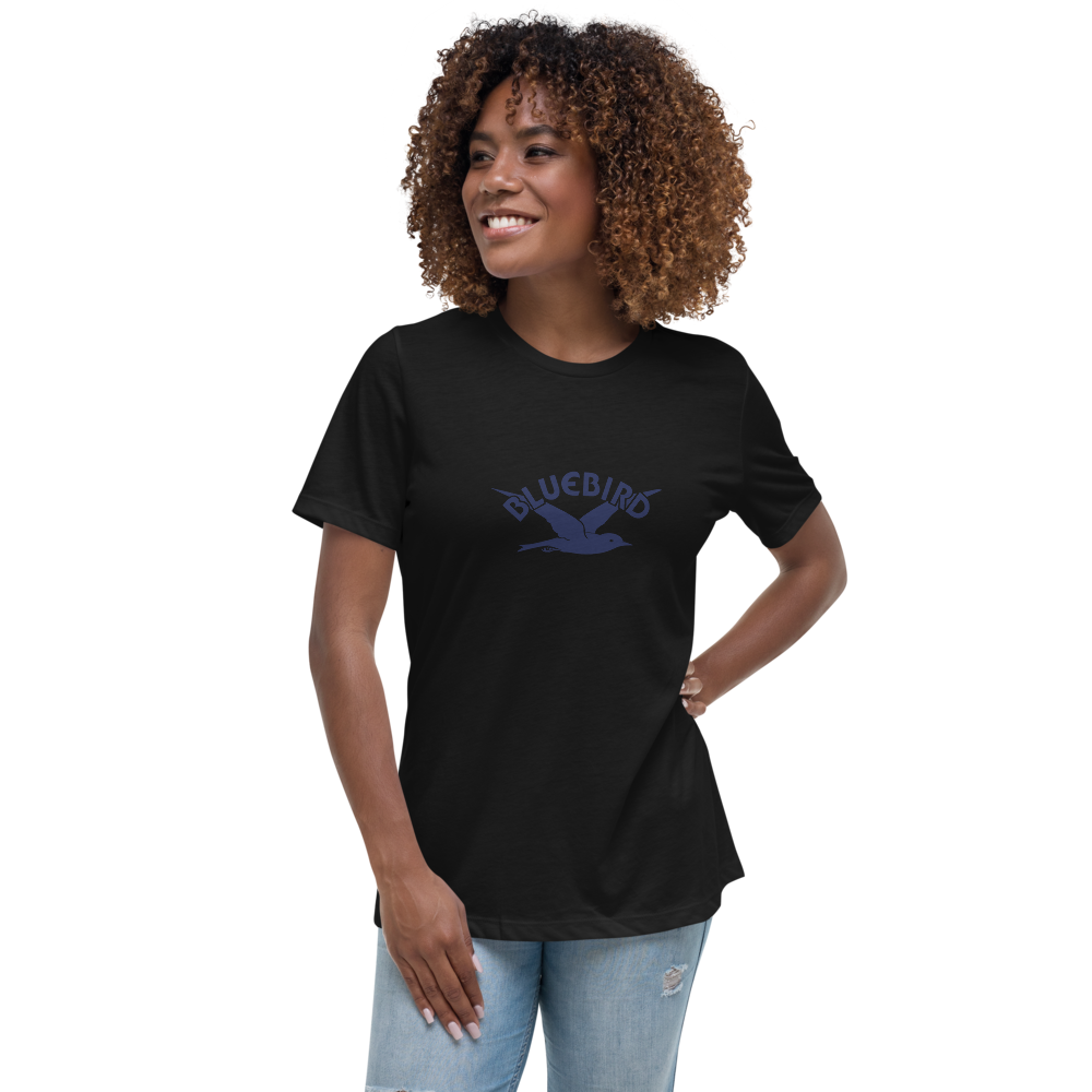 'Bluebird Records®' Women's Relaxed T-Shirt (Victorville Collection®)