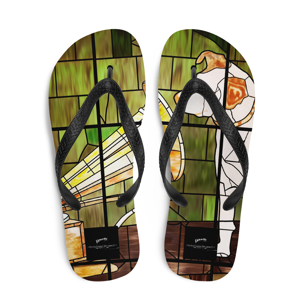 HMV® Stained Glass Style Flip-Flops (Victorville® Collection)