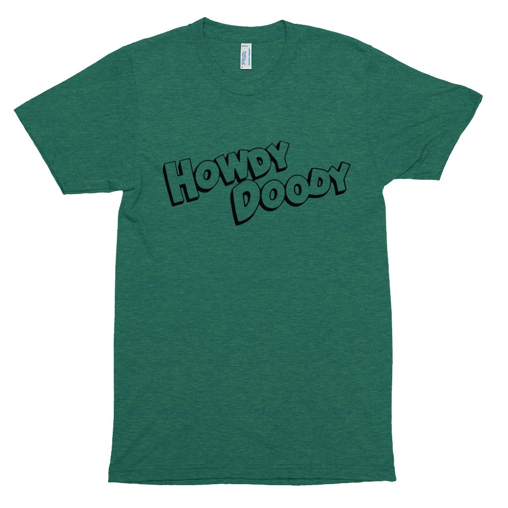 'Howdy Doody®' Vintage Style Unisex Tri-Blend Track Shirt (Victorville® Collection)