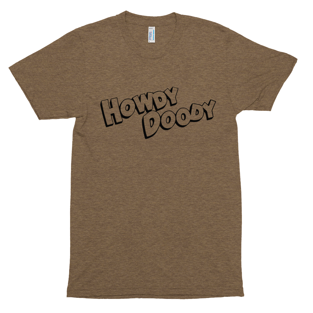 'Howdy Doody®' Vintage Style Unisex Tri-Blend Track Shirt (Victorville® Collection)