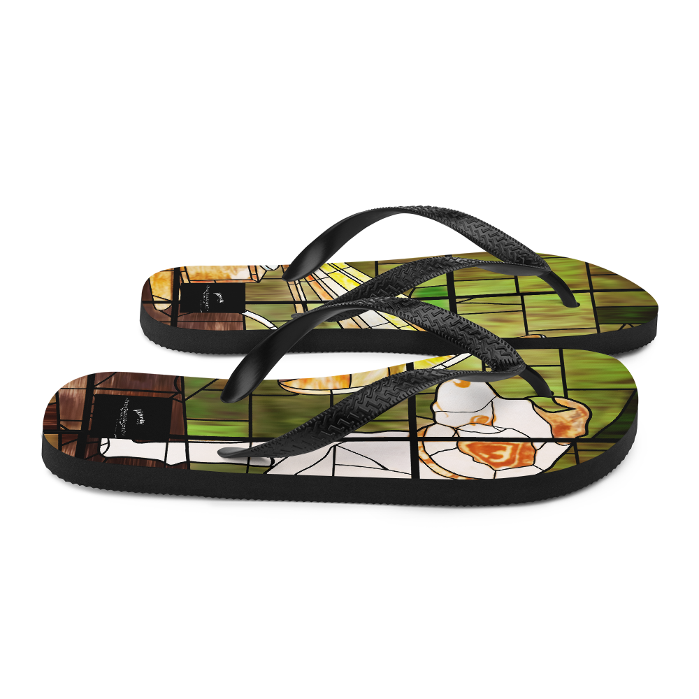 HMV® Stained Glass Style Flip-Flops (Victorville® Collection)