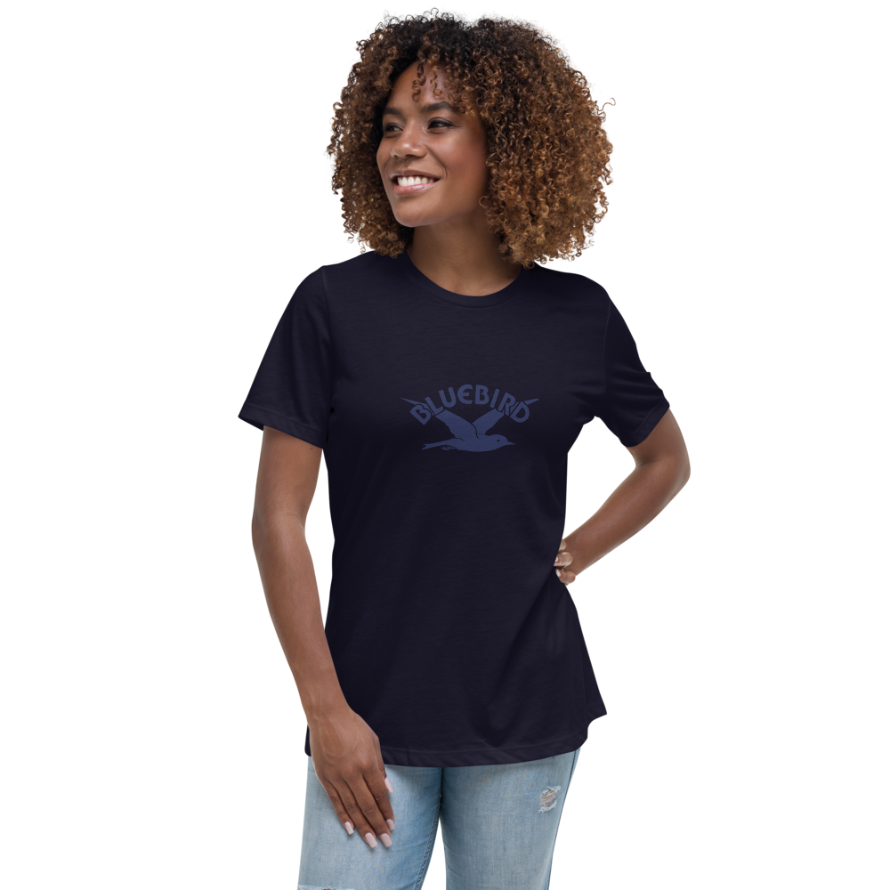 'Bluebird Records®' Women's Relaxed T-Shirt (Victorville Collection®)