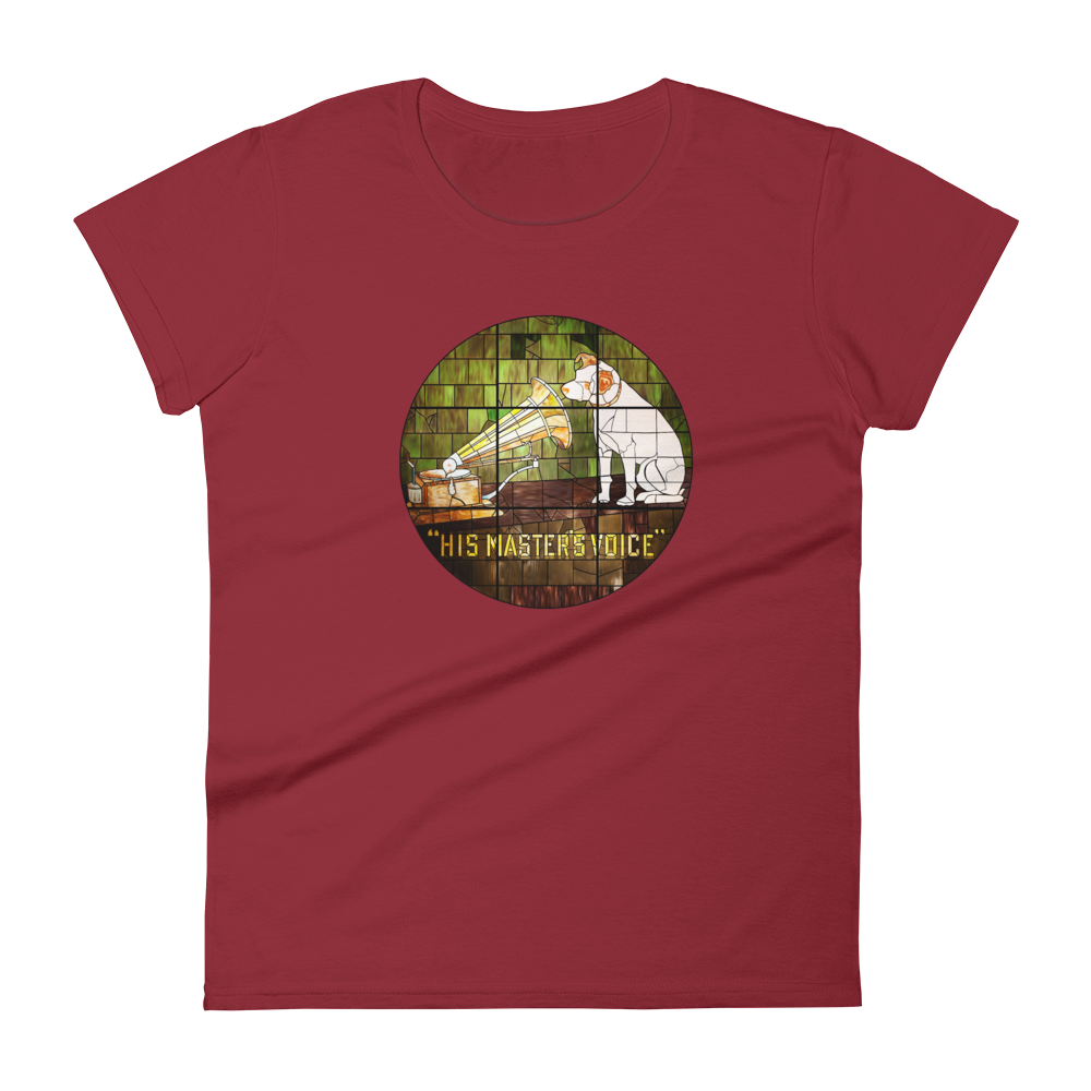 HMV® (Little Nipper Stained Glass) Women's short sleeve t-shirt (Victorville® Collection)