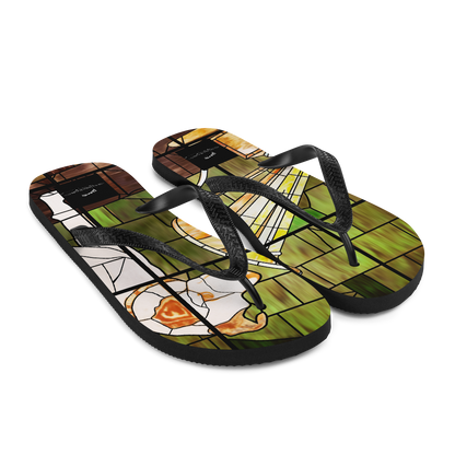 HMV® Stained Glass Style Flip-Flops (Victorville® Collection)