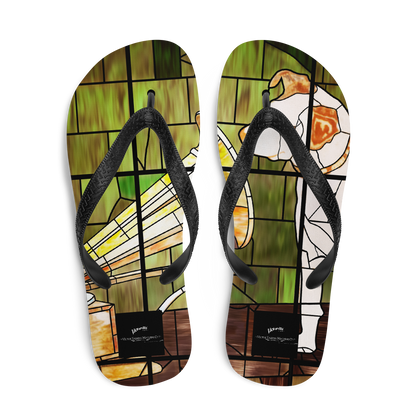 HMV® Stained Glass Style Flip-Flops (Victorville® Collection)