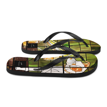 HMV® Stained Glass Style Flip-Flops (Victorville® Collection)