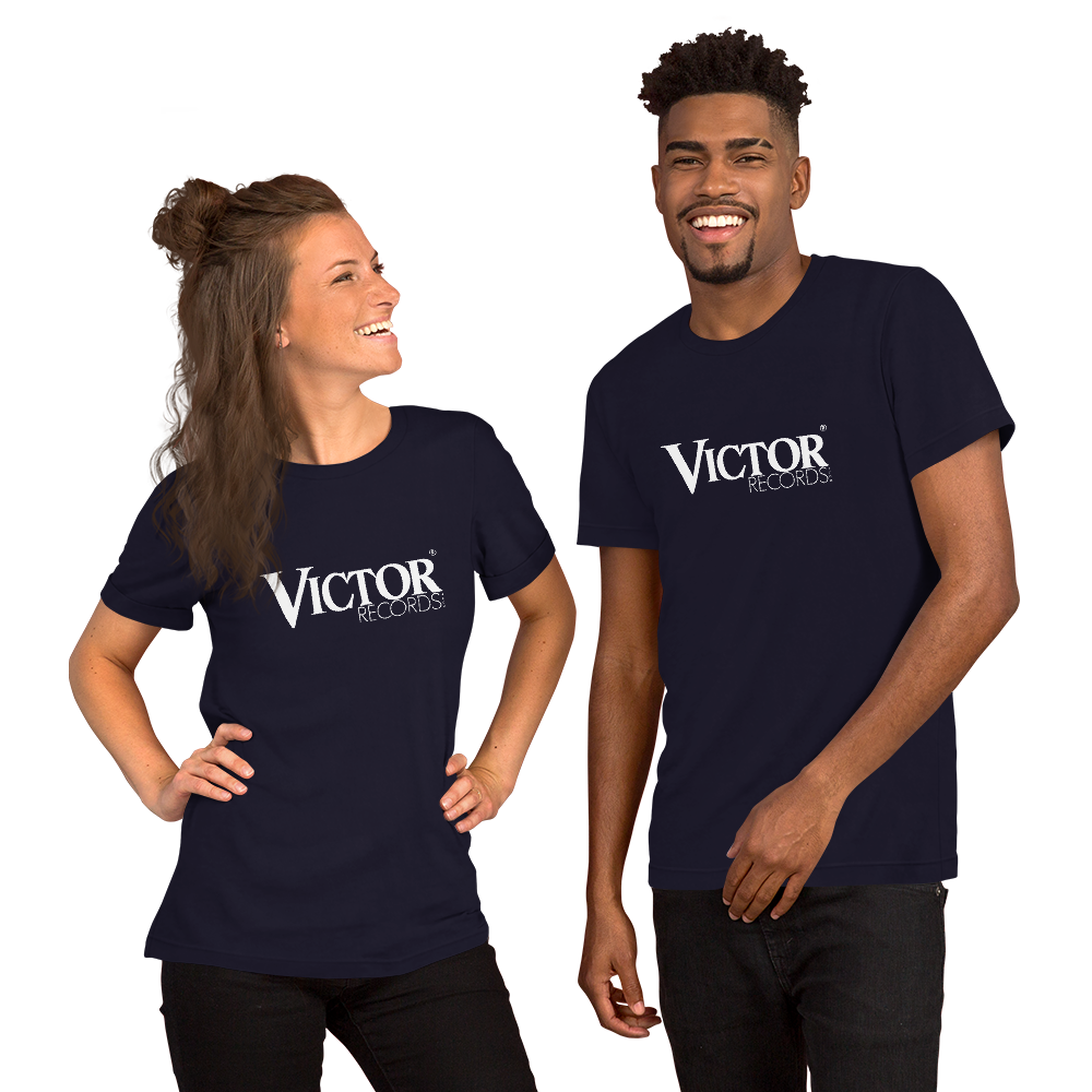 'Victor Records' Logo Short-Sleeve Unisex T-Shirt (Victorville® Collection)