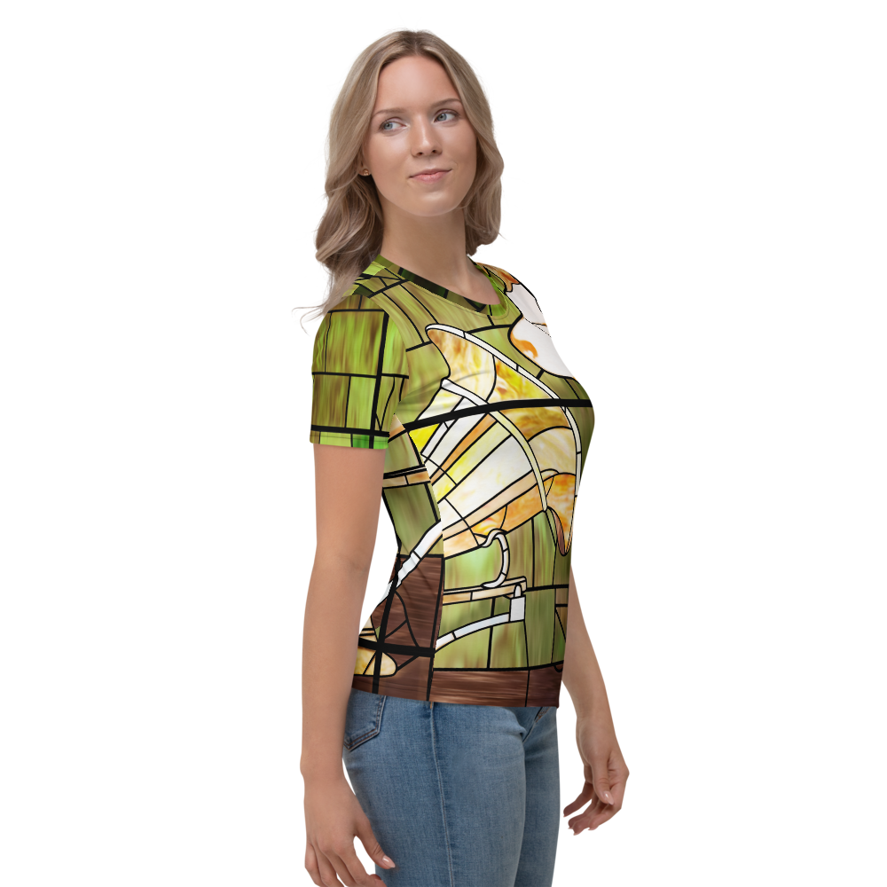 HMV® (Little Nipper Stained Glass) Women's T-shirt (Victorville® Collection)