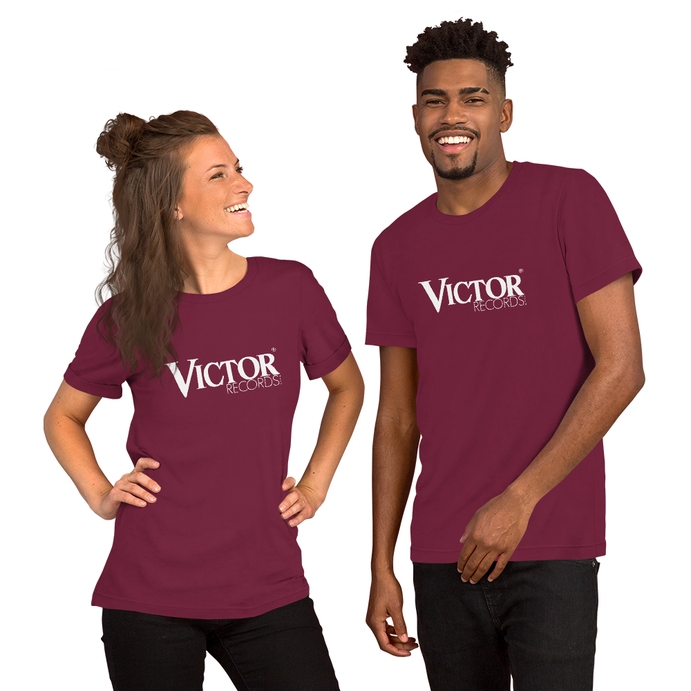 'Victor Records' Logo Short-Sleeve Unisex T-Shirt (Victorville® Collection)