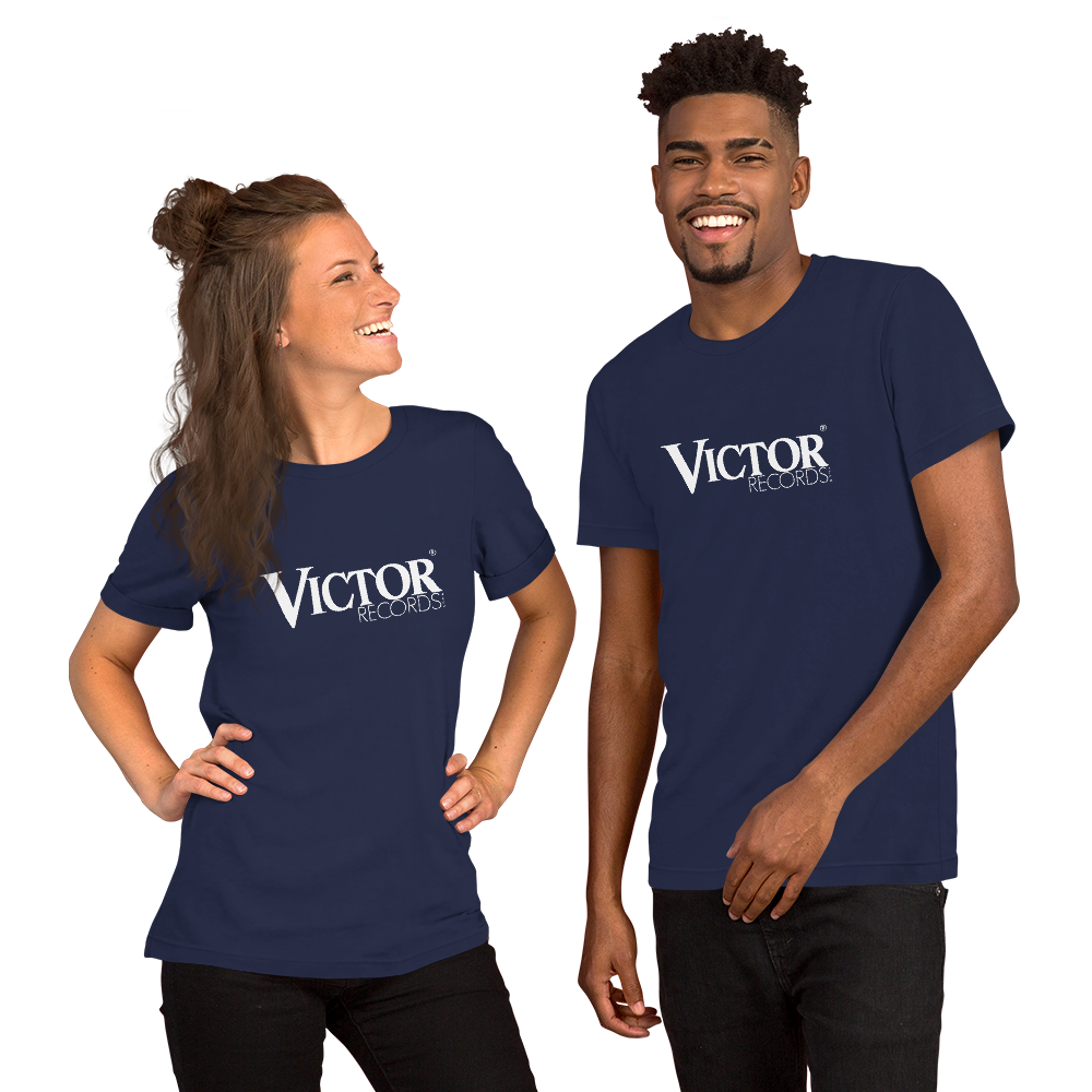 'Victor Records' Logo Short-Sleeve Unisex T-Shirt (Victorville® Collection)