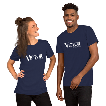 'Victor Records' Logo Short-Sleeve Unisex T-Shirt (Victorville® Collection)