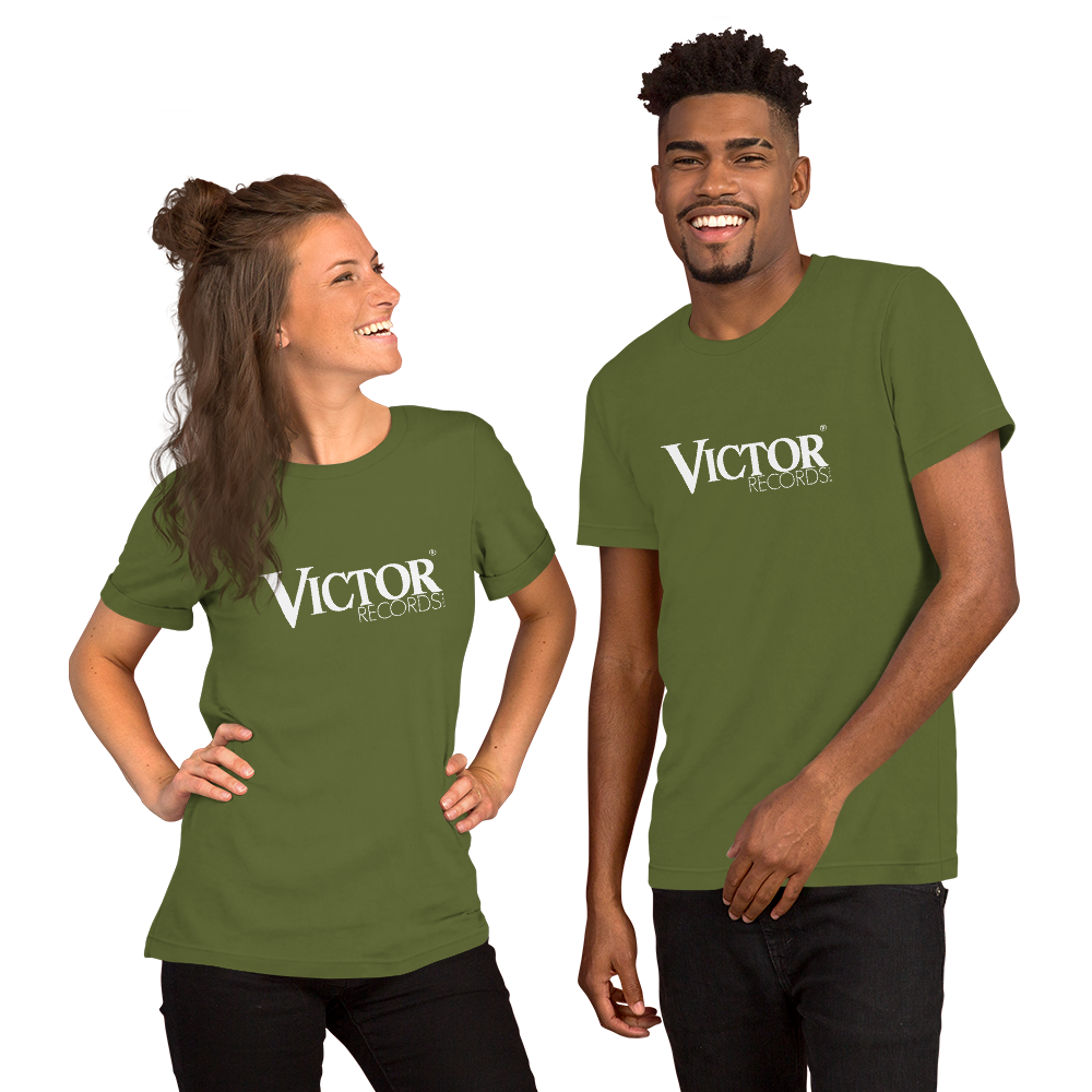 'Victor Records' Logo Short-Sleeve Unisex T-Shirt (Victorville® Collection)