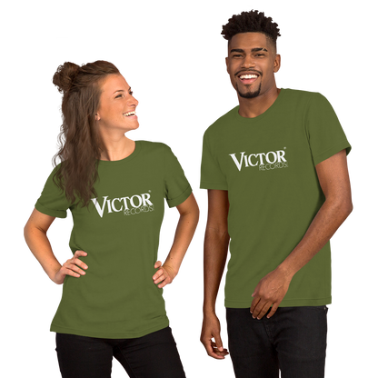 'Victor Records' Logo Short-Sleeve Unisex T-Shirt (Victorville® Collection)