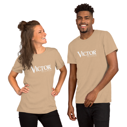 'Victor Records' Logo Short-Sleeve Unisex T-Shirt (Victorville® Collection)